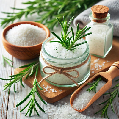 Scrub Corpo Rivitalizzante al Rosmarino e Sale Marino: L'Elisir di Giovinezza per la Pelle Stanca
