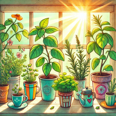 Coltivare con Allegria: La Guida Semiseria alla Coltivazione Biologica di Erbe Aromatiche in Casa